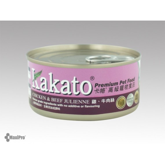 Kakato 70g - 雞+牛肉絲 (貓狗)
