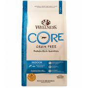 免費試食 ~ Wellness Core 無穀物 室內 (三文魚+鯡魚) 貓糧 (藍邊)