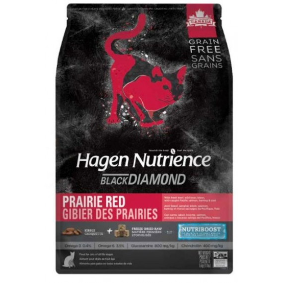 Nutrience Black Diamond 凍乾脫水牛肝 紅肉海魚 (無穀物) 貓糧 2.27kg