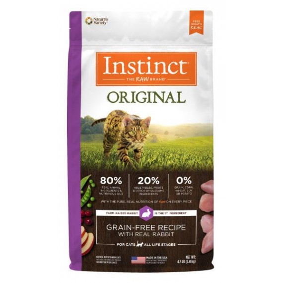 NV Instinct 兔肉 無穀物 全貓配方 4.5磅