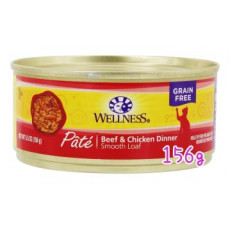 Wellness 貓罐罐 牛柳+雞柳 (無穀物) 156g