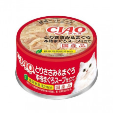 CIAO貓罐頭 85g - 雞肉 吞拿魚 吞拿魚湯 A-64