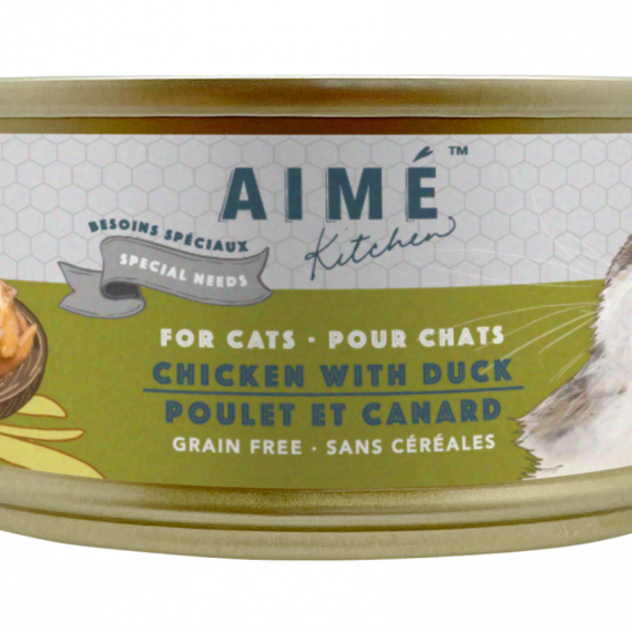 Aime Kitchen頂級雞皇燴鮮鴨肉 無穀物 貓罐 75g (低磷低鎂) #TDA75-S