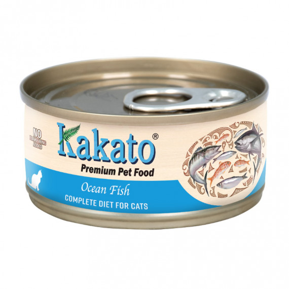 Kakato卡格全營養貓罐頭 - 海魚 70g