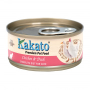 Kakato卡格全營養貓罐頭 - 雞肉及鴨肉 70g