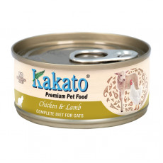 Kakato卡格全營養貓罐頭 - 雞肉及羊肉 70g