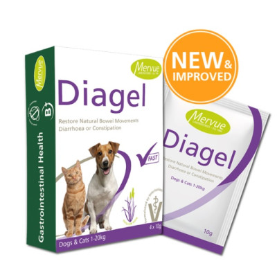 Meruve Diagel 濃縮飼料腸道調節劑 (1-20kg) 貓狗合用 4X10g