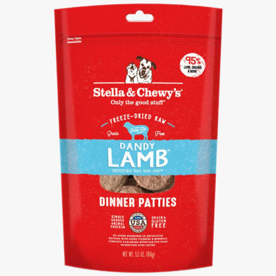 Stella & Chewy's Dinner Patties 凍乾狗糧脫水肉餅 - 羊羊得意 (羊肉配方) 25oz