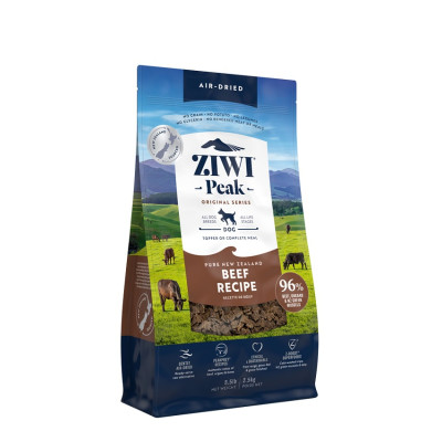 ZiwiPeak 風乾無穀物 狗糧 2.5kg - 牛肉配方