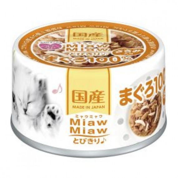 日本Miaw Miaw貓罐頭 - 吞拿魚+雞肉 (60g) MT2