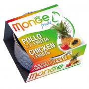 Monge 貓罐頭 80g - 鮮雞配雜果肉