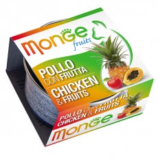 Monge 貓罐頭 80g - 鮮雞配雜果肉
