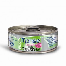 Monge 貓罐頭 80g - 雞肉配蘆筍