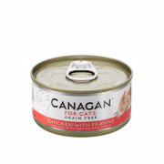 Canagan 原之選 ~ 無穀物 雞肉伴鮮蝦 貓罐 75g #WN75