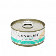 Canagan 原之選 ~ 無穀物 雞肉+沙甸魚 貓罐 75g #WD75