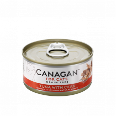 Canagan 原之選 ~ 無穀物 吞拿魚伴蟹肉 貓罐 75g #WA75