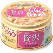 CIAO 奢華系列貓罐 80g ~ 三文魚 吞拿魚+雞肉 (A-143)