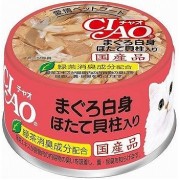 CIAO貓罐頭 85g - 吞拿魚白身+帶子 (A-82)